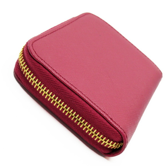 Prada coin leather Saffiano pink - Picture 1 of 3